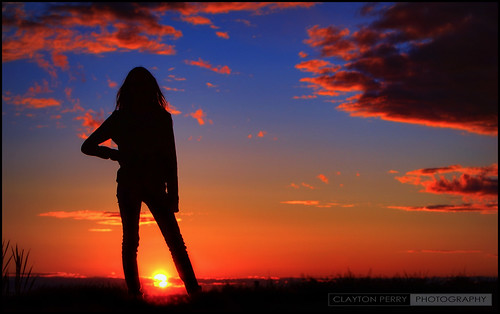 sunset sky colors girl beautiful silhouette vancouver clouds colours abby silhouettes richmond epic hdr steveston