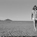 laura pappas walks across the beach in san felipe, baja california, mexico   scan 1990 04 mx baja san felipe spring break 0003