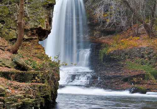autumn nature minnesota is waterfall long exposure fallcolors hastings 1785mm cokin vermillionfalls canonxsi