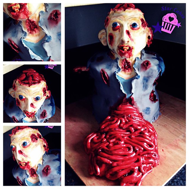 3D Zombie Cake by Donya Legge of Star Cakes