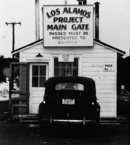 1943 Los Alamos Project Main Gate