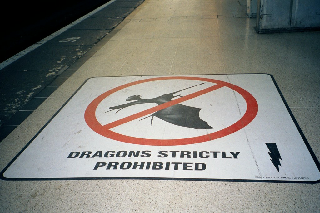 Platform 9 3/4 no dragons