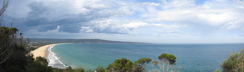 blue sea sky panorama green eden
