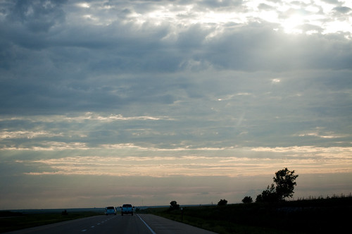 sunset unitedstates roadtrip kansas northamerica greatplains pillsburycrossing interstatehighwaysystem