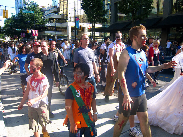 Vancouver Zombiewalk | Robson Street