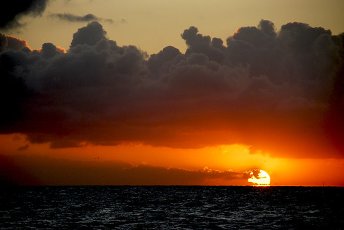 sea sky clouds sunrise ijsselmeer sail2010