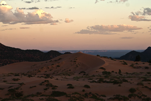 sunset usa utah tramonto dunes kanab coralpinksanddunes coralpinksanddunesstatepark