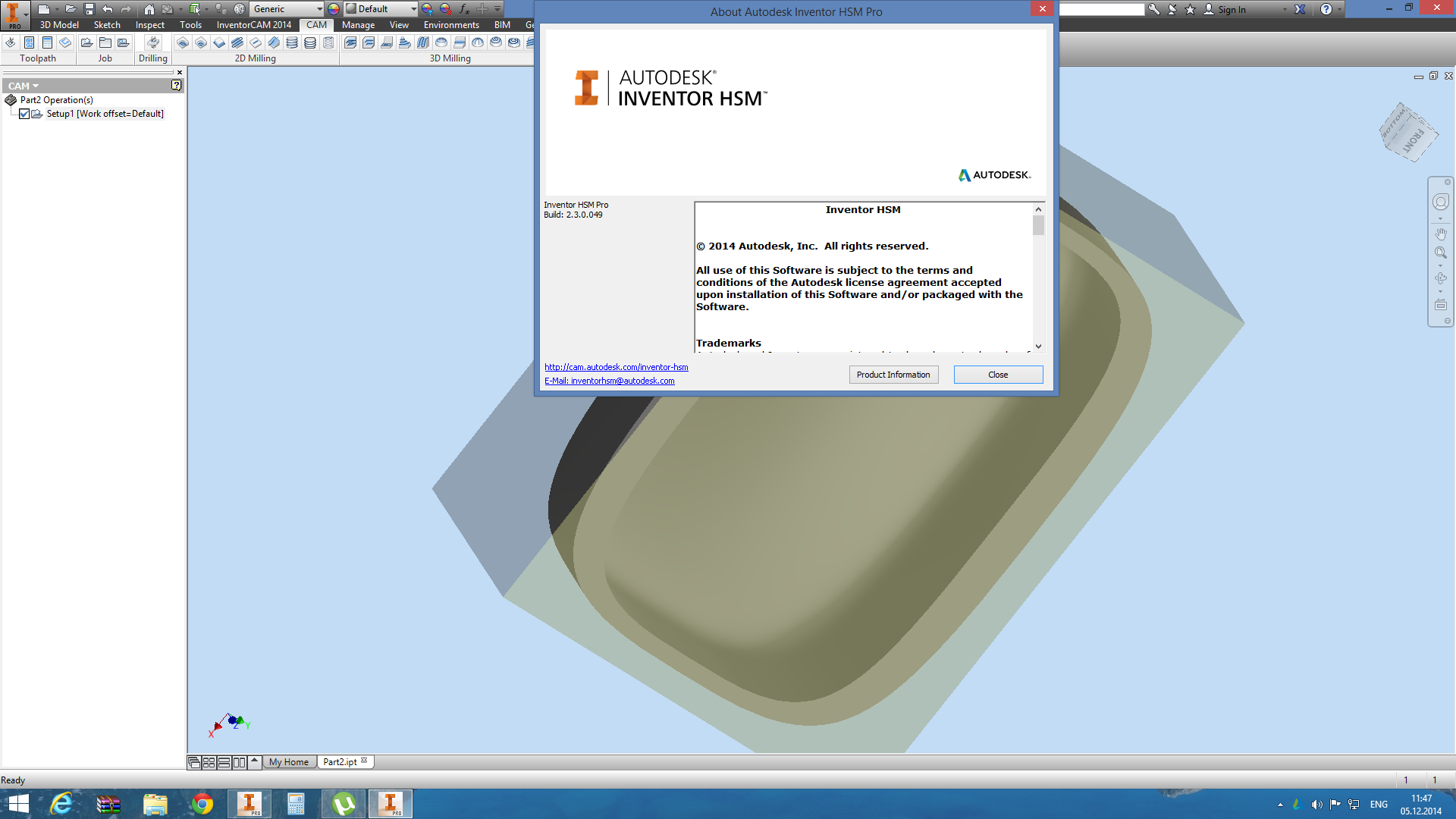 Machining with Autodesk Inventor HSM pro 2015 x64 FULL