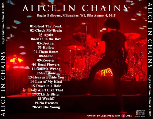 Alice In Chains-Milwaukee 2015 back