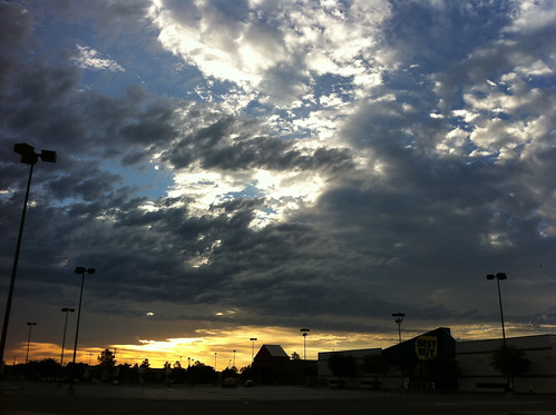 sky clouds sunrise texas tx midland iphone4