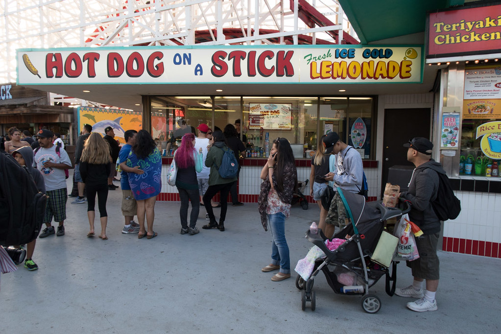 Hot Dog on a Stick | Food options at Santa Cruz Boardwalk