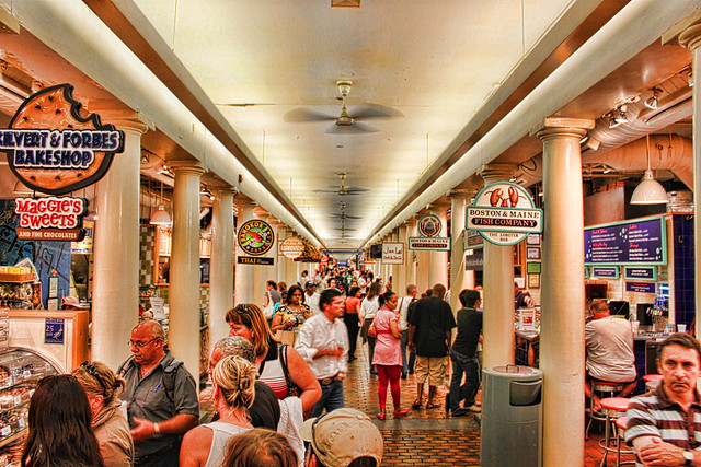 Inside Quincy Market - a photo on Flickriver