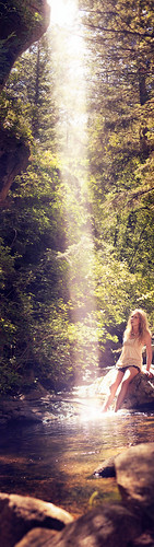 light girl forest colorado magic boulder spell fantasy strangebeautiful