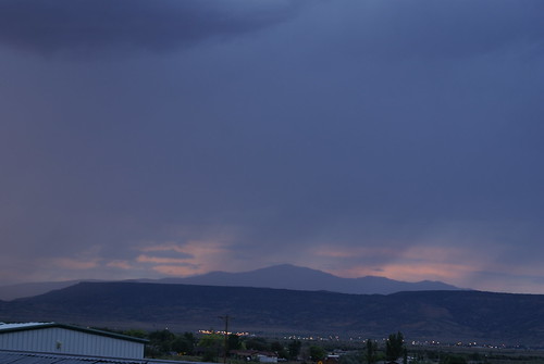 sunset mountain storm rain clouds mttaylor