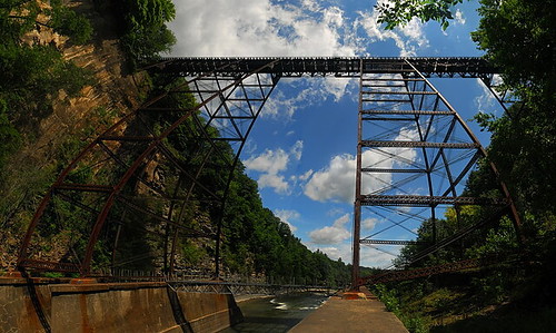 park new york railroad trestle bridge panorama ny train landscape other high long view angle state side railway upstate canyon falls upper projection western letchworth unusual portage mercator ptgui transverse stiotch