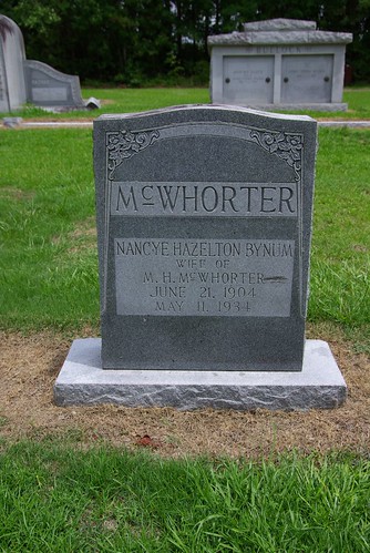white cemetery oak hazelton mcwhorter nancye