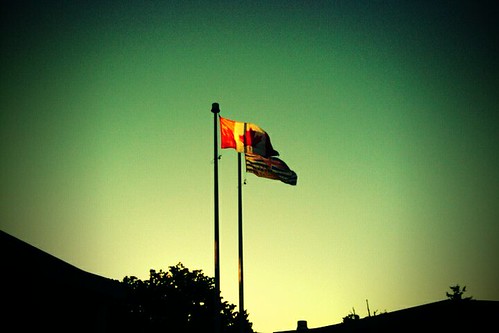 morning sky dawn flag canadianflag vignette bcflag fxcamera brechinelementary