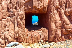 The blue tunnel of Arbatax