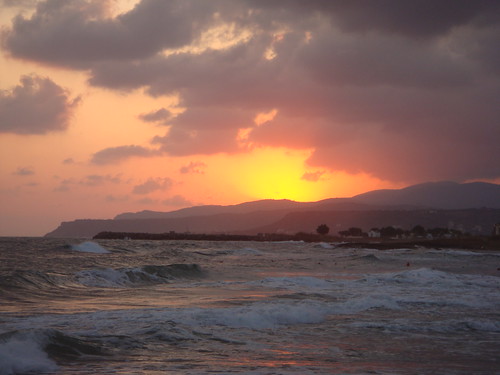 sea sky cloud sunrise greece crete небо море рассвет облако крит греция