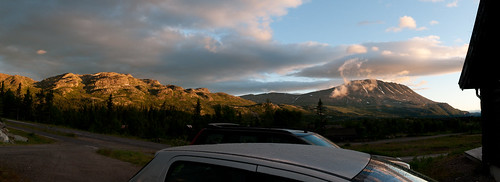 mountains cars nature clouds earth panoramas sunsets vehicles