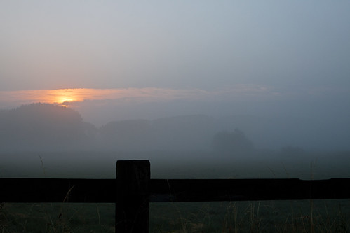 morning sun mist sunrise fence belgium canonef2470mmf28lusm wommersom vlaamsbrabant canoneos50d perfectsunsetssunrisesandskys