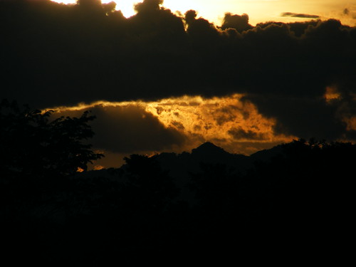 sunset sky lake clouds lago guatemala izabal puntacaimanes