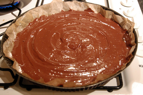Fondant au chocolat, ready to bake (Third version, with cornflour)