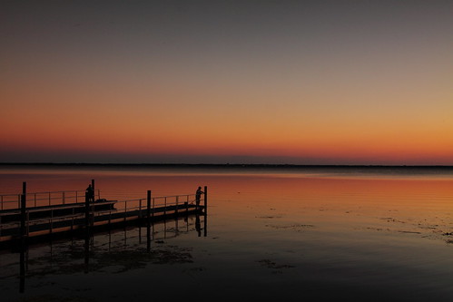 sunset fishing dock florida dusk enterprise lakemonroe boatramp volusiacounty