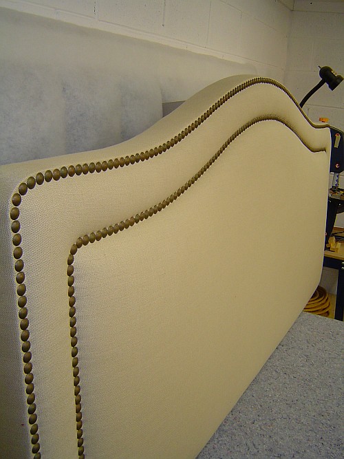 Fabric Upholstered Headboard - Photo ID# DSC06485f