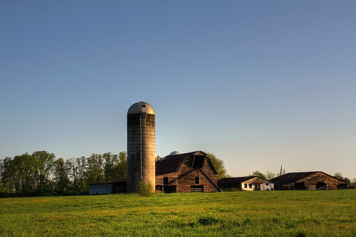 field barn nc farm earlymorning northcarolina silo hdr lincolncounty davidhopkinsphotography ncpedia