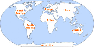 Location Map of the 7 Continents Of the World | This image h… | Flickr ...