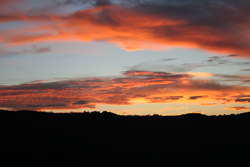 sunset red sky sun clouds canon eos 350d tramonto nuvole cielo sole rosso umbria orvieto