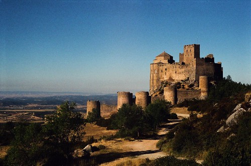 travel castle film beautiful landscape amazing spain praktica sights loarre mtl3 pyreneese