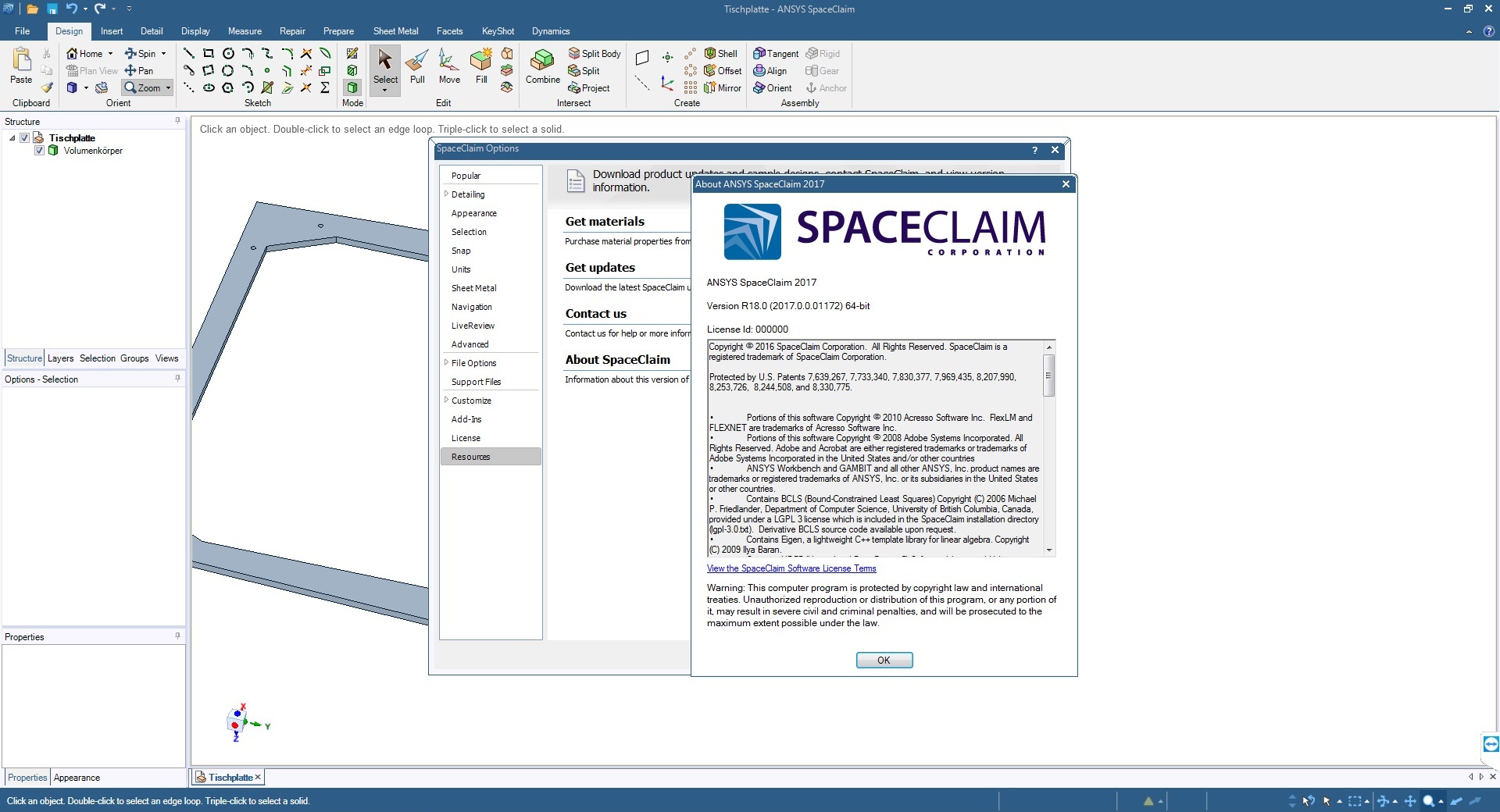 Work with ANSYS SpaceClaim DesignSpark Mechanical 2017 SP0 Win64