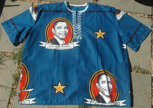Obama ATL wax, in shirt