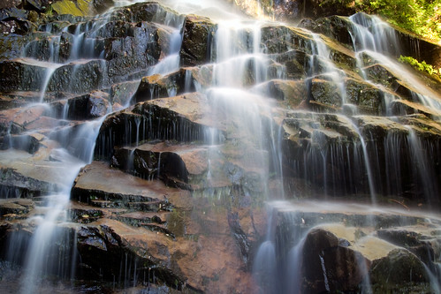 nature waterfall cascades franconianotch ledges fallingwaterstrail drybrook