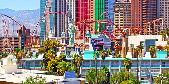 New York New York Las Vegas Roller Coaster