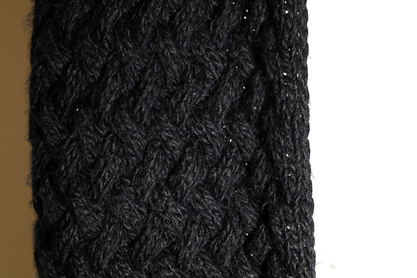 $20 - NEW - H&M thick black scarf
