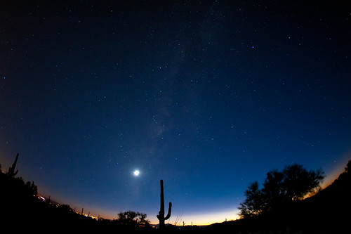 sunset arizona cactus moon mountains stars nikon desert tucson crescent diagonal fisheye 180 saguaro nikkor 16mm degree milkyway milkywaygalaxy d700 Astrometrydotnet:status=solved Astrometrydotnet:version=14400 Astrometrydotnet:id=alpha20110731063171