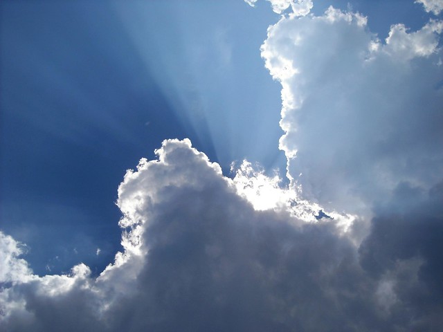 Light through clouds from Flickr via Wylio