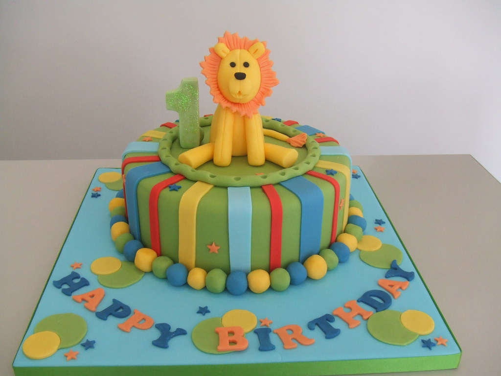 Cake Birthday Lion Display Cake For Studio By Jules Jules