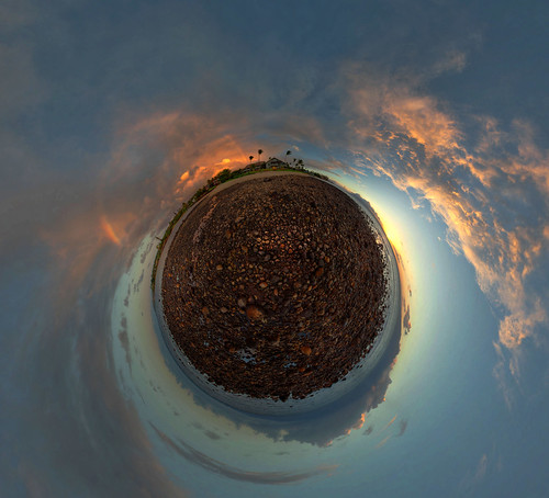 hawaii little maui planet stereographic