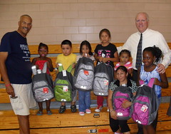 Congressman Crowley and Assemblyman Aubry Donate School Supplies and Backpacks