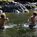 brothers caleb & yavin crossing the river