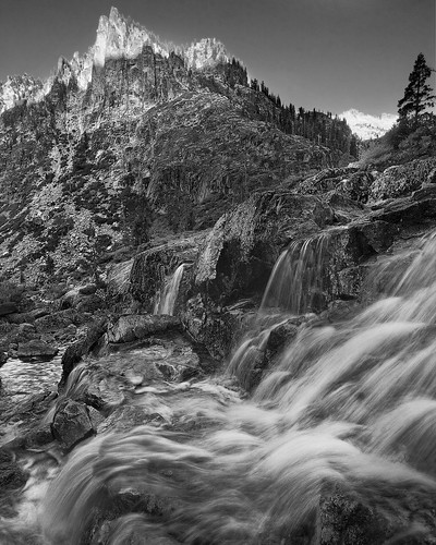 mountain alps creek sunrise waterfall lakes canyon trinity granite wilderness