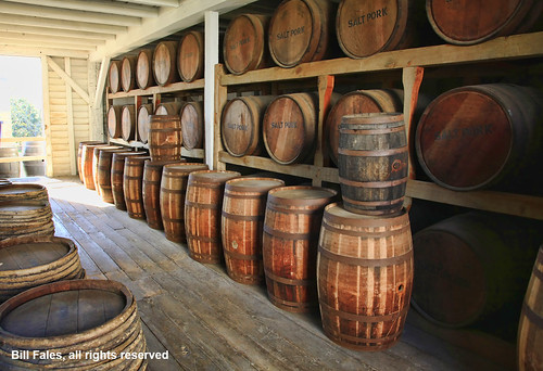 wood wooden store fort historic kansas supplies storehouse barrell ftscott cpimages