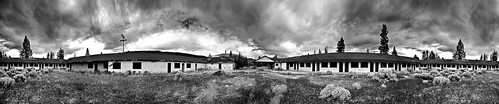 california blackandwhite bw panorama monochrome contest motel lodge winner handheld juniper voter turnout 360º macdoel abysmal paradiseoctober2010trip