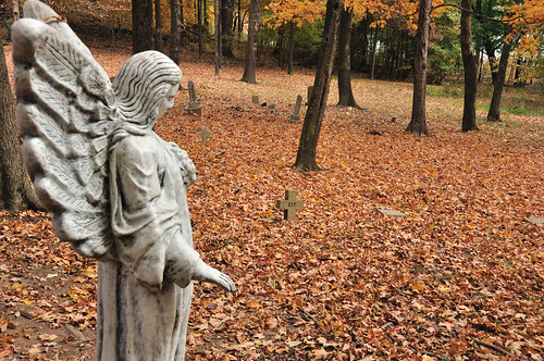 autumn sculpture fall angel missouri lakewappapello allisoncemetary
