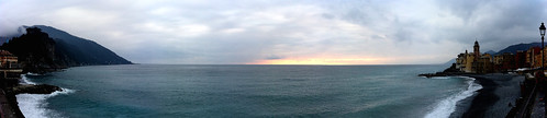 sea sun beach sunrise italia tramonto mare liguria genova scogliera panoramico spieggia