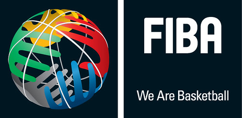 FIBA logo - colour, landscape